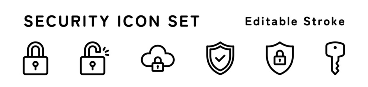 セキュリティアイコンセット