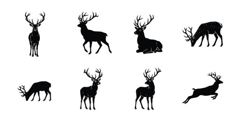 Deer Silhouette Collection