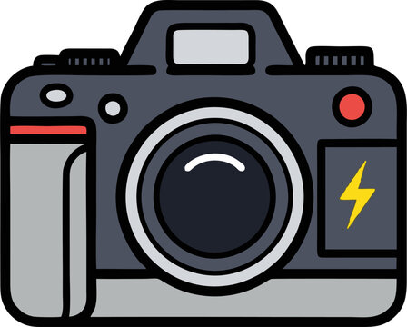 Classic camera illustration capturing the essence of photography.