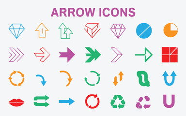 Premium Arrows Icon Set Clean