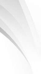 white geometric abstract background vertical overlap layer on bright space with waves decoration. Minimalist modern graphic design. tempate reel, poster, banner.