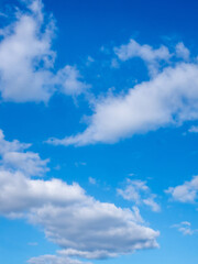 Bright Blue Sky with Beautiful White Clouds Vol2