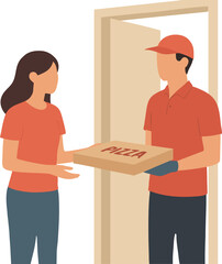 Package handoff at the door