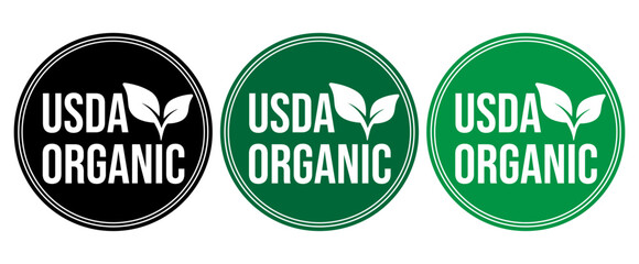 USDA Organic badge, USDA Organic Seal Graphic , USDA Organic Stamp, USDA Organic Seal