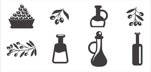 Versatile Oil Elements Vector Pack for Food Packaging and Industrial Designs