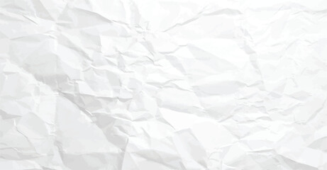 Obraz premium white clean crumpled paper background horizontal crumpled