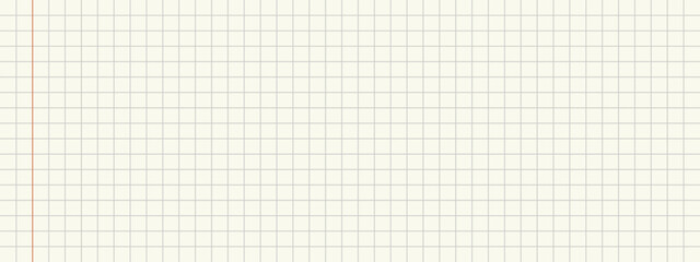 School notes grid sheet. Bullet journal notebook background for planner.