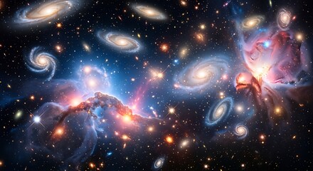 Fototapeta premium abstract space background