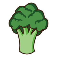 broccoli colored icon