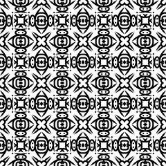 Hand Drawn Line Art Ornamental Tile Design