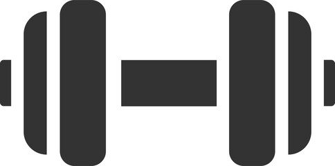 Dumbbell Vector Icon Illustration