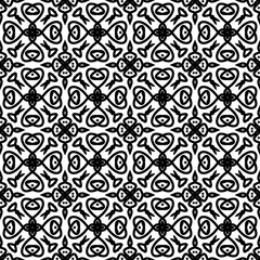 Hand Drawn Line Art Ornamental Tile Design