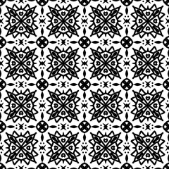 Hand Drawn Line Art Ornamental Tile Design
