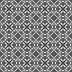 Hand Drawn Line Art Ornamental Tile Design
