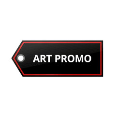 Modern art promo tag sale price promotion advertisement discount graphic design offer marketing commercial