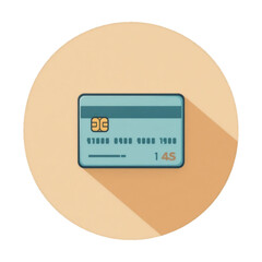 Modern Plastic Card for Financial Transactions