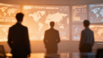 Generative AI global data visualization control room