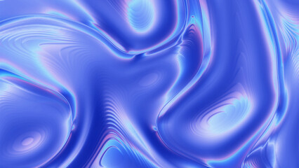 Holographic Liquid Gradient Background – Abstract Iridescent Flow in Blue and Neon Light. perfect for branding, UI - UX design, digital art, presentations, posters, and creative projects.