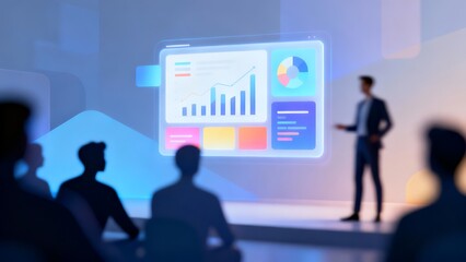 Generative AI presentation of business analytics data success