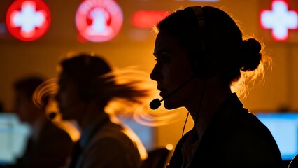 Generative AI professionals assisting remotely in high tech environments.