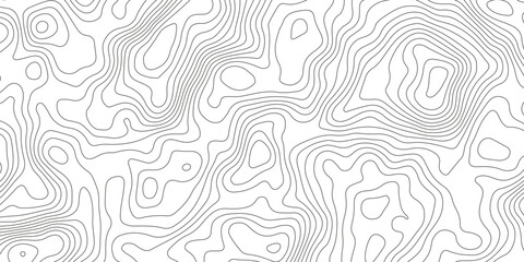 Topographic map background with geographic grid for hiking and mountain sport. luxury topographic wavy pattern and geographic grid map design. paper texture Imitation of a geographical map shades.