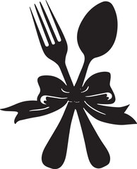 Isolated silverware set of fork, spoon, and knife on a white background for restaurant dining