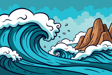 Diverse Nature and Outdoor Landscape Vector Illustrations