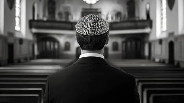 Rabbi in Temple