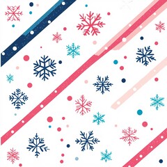 pastel diagonal stripes christmas icon korean, white background