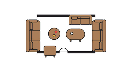 living room floor plan showcasing furniture arrangement ideal for interior design projects visualizing furniture layout and space planning ideas for home decor