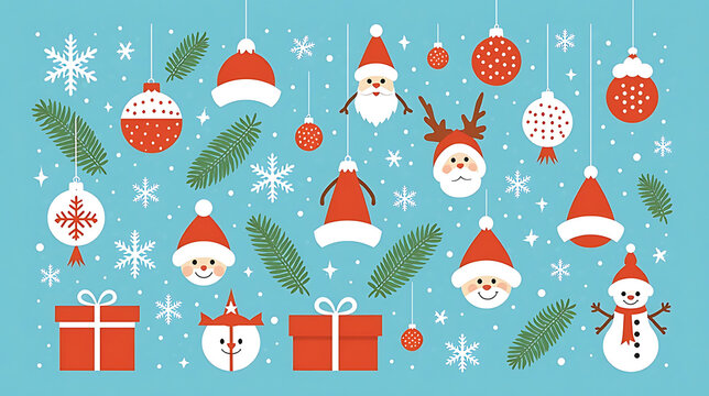 Christmas tree with sweets and cookies decoration. Minimal Holiday composition. Creative Christmas background.
 - Powered by Adobe