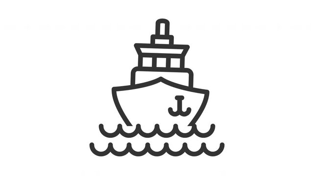 Animated ship icon