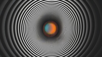 Hypnotic Tunnel Vision: A Mesmerizing Optical Illusion.