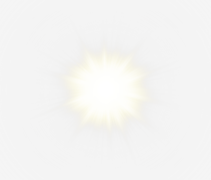 PNG Explosion Overlay with Bright Light Effect on transparent background