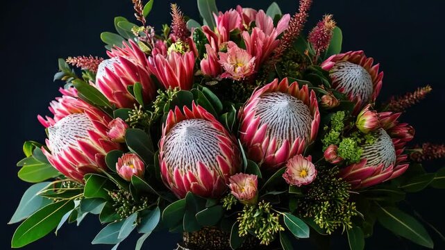 Pink Protea Bouquet