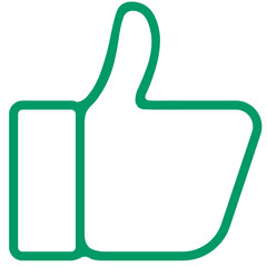 green outline like icon © BarakatGuru