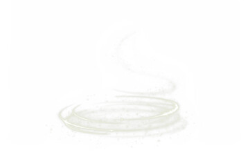 PNG Gold Neon Overlay with Twirling Light Effects on transparent background