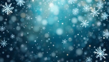 Festive Christmas background with snowflakes for holiday cards, banners, wallpapers, and seasonal design projects