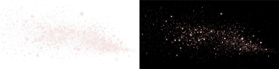 PNG Sparkle Overlay Effect with Transparent Background