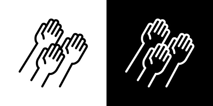 Outreach IIcon Vector Illustration. Fresh Line Design Built For Creative Flexibility In Light And Dark Versions.