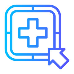 Obraz premium medical app icon