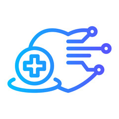 Fototapeta premium health monitoring icon