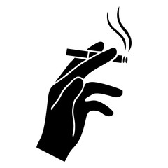smoking, cigarette, tobacco, icons, silhouettes