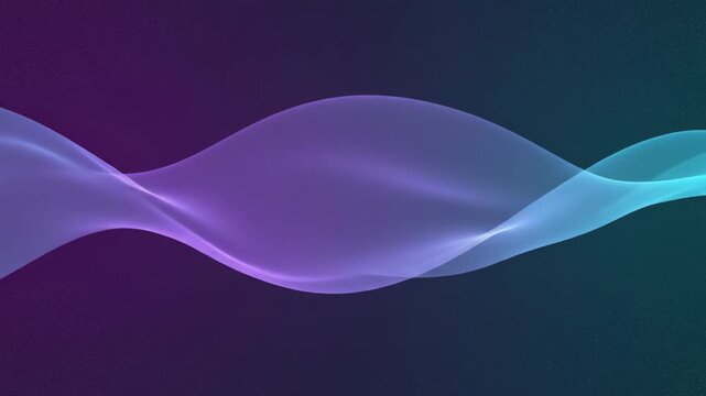 Smooth fluid synchronization of purple and teal gradients sweeping across the frame in a gentle atmospheric abstract wave background loop digital, liquid, rhythm