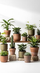 Obraz premium Earthen Hues, Verdant Dreams.