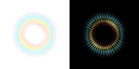 Png rainbow Swirl Light Overlay PNG on transparent background