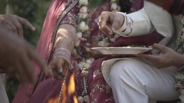 Traditional Indian Wedding Rituals | Sacred Hindu Ceremony Moments | Candid Cultural Wedding Highlights for Cinematic Edits
