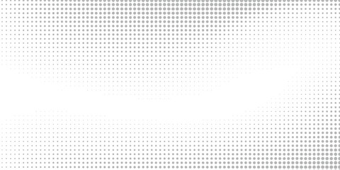 gold polka dots seamless pattern on white background. Halftone minimalist abstract