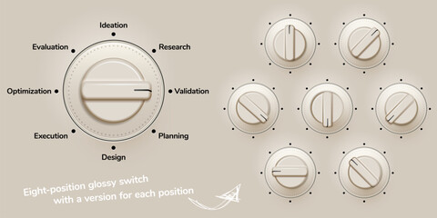 Creative design switches for project management tools