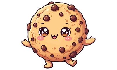 Cute Cartoon Dessert & Pie Illustrations: Kawaii Baking Food Clipart